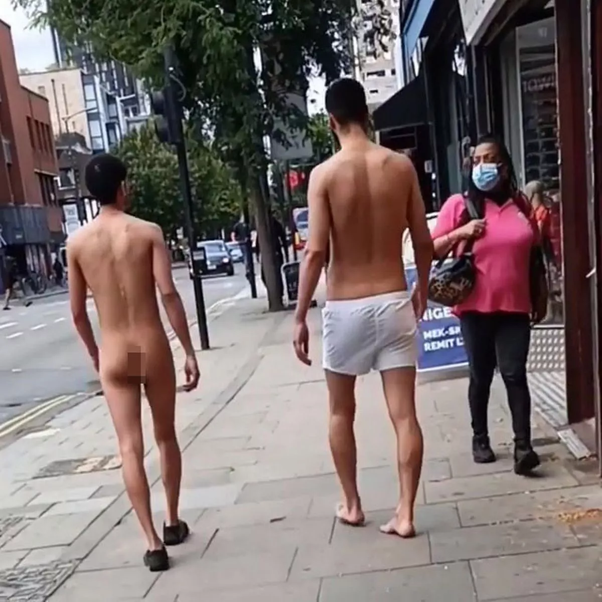 Best of Naked on street