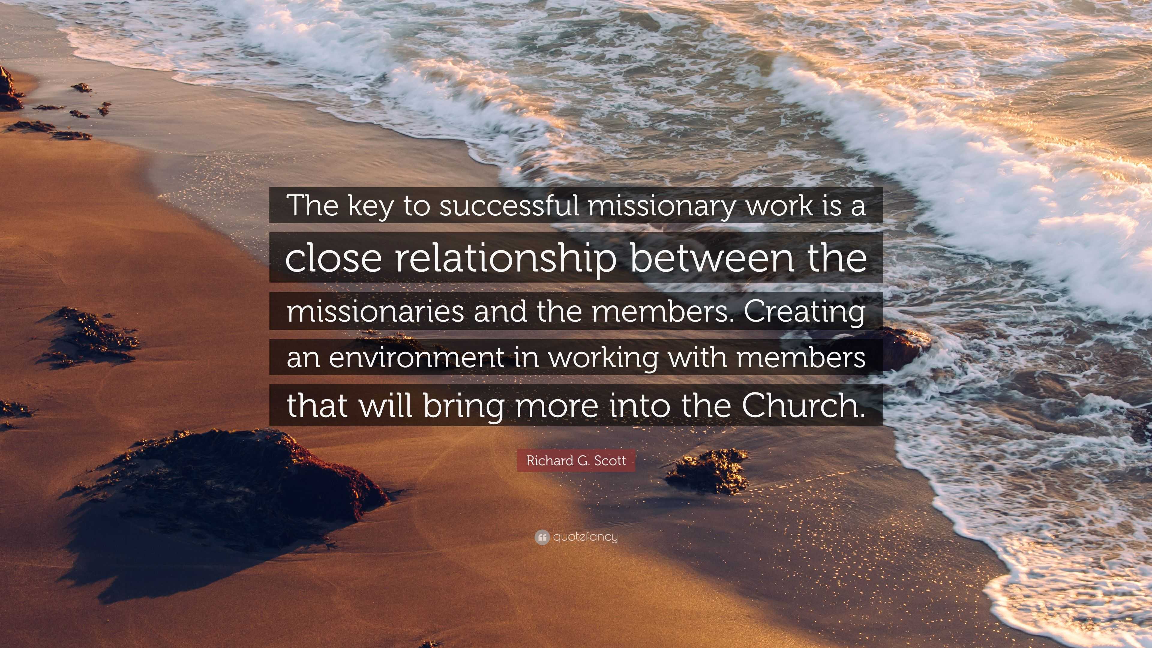 becca fields recommends Close Missionary