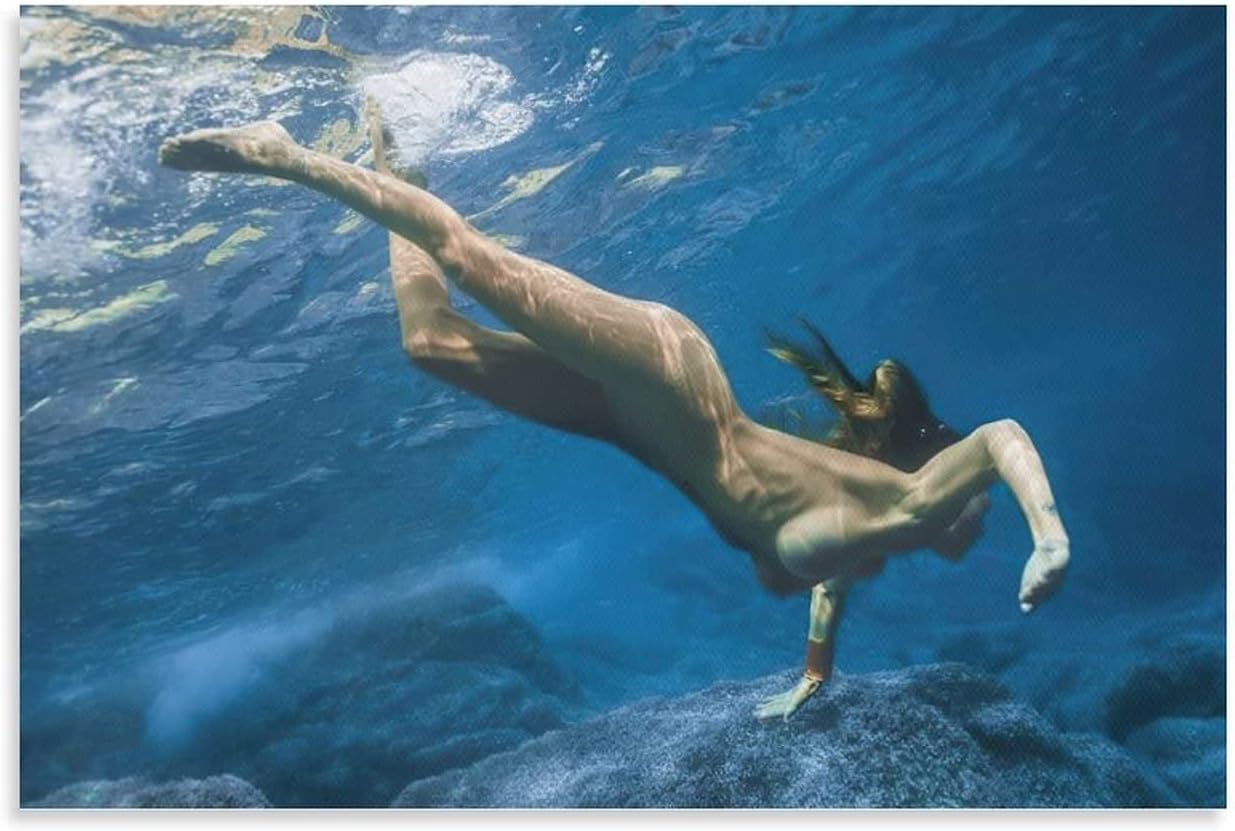 naked underwater