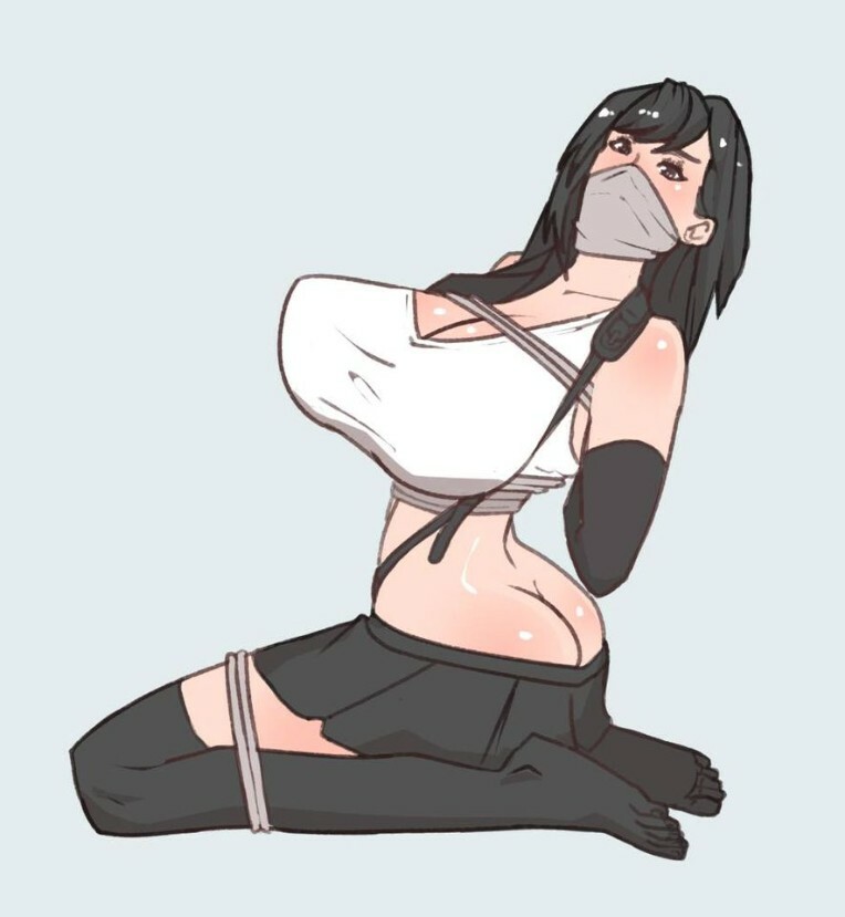 Tifa Tied Up pussy hard