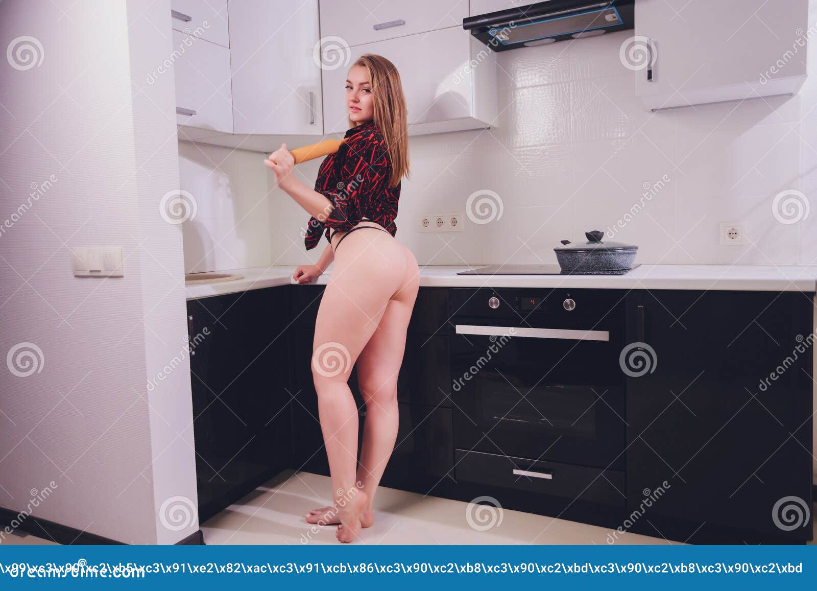 Best of Naked women cooking