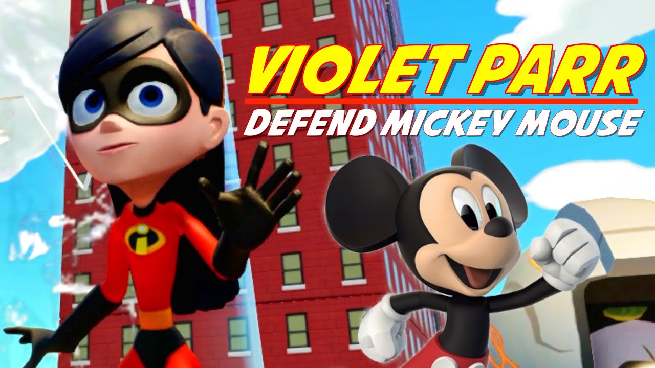 Mickey Violet a motorbike