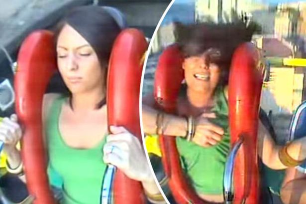 christopher brochu add boobs fall out on slingshot ride photo