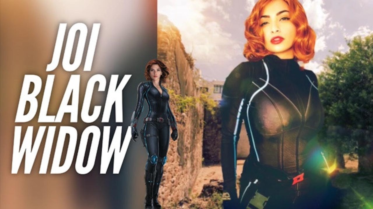 black widow cosplay porn