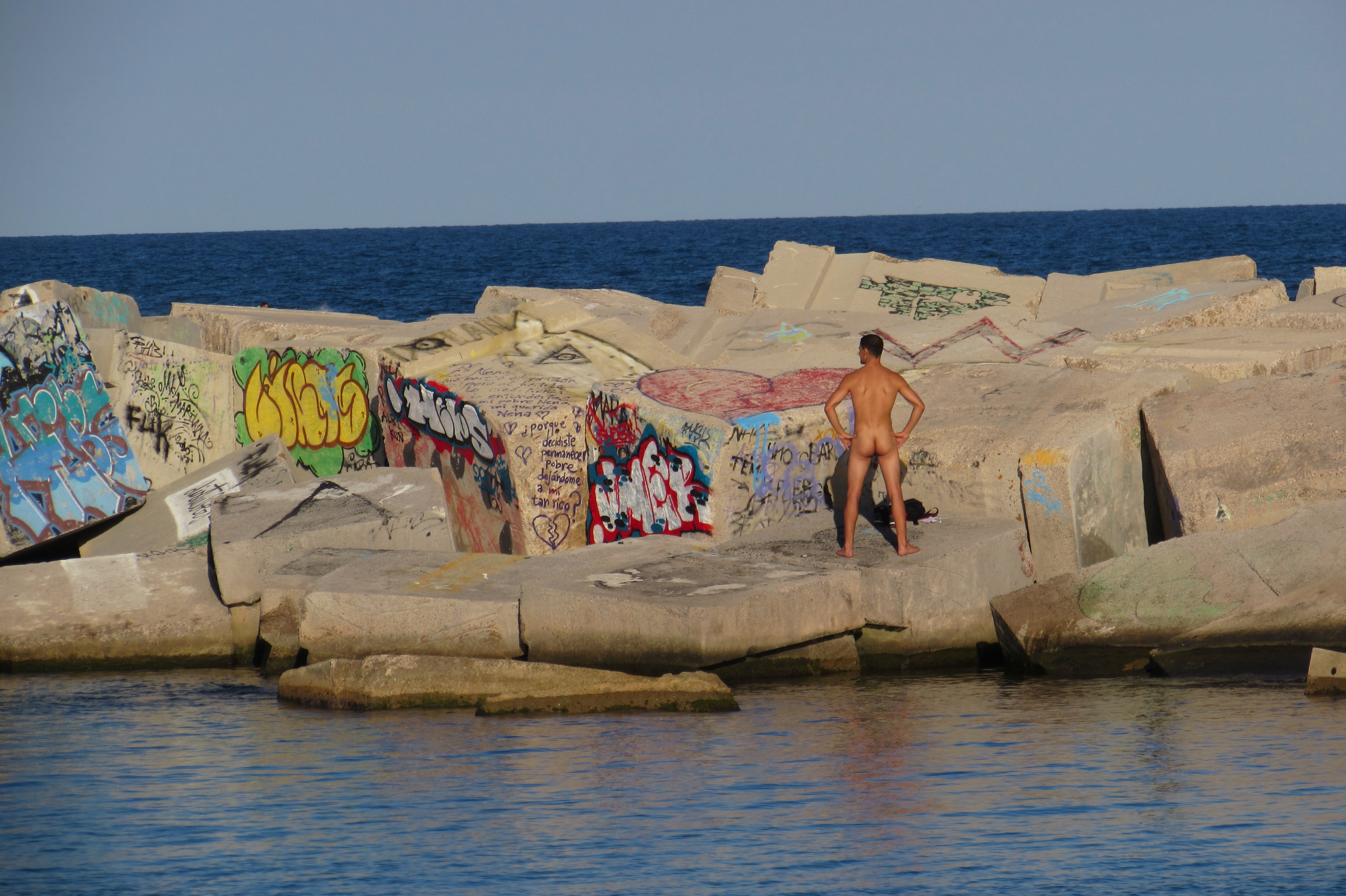 dave collum add photo barceloneta beach nude