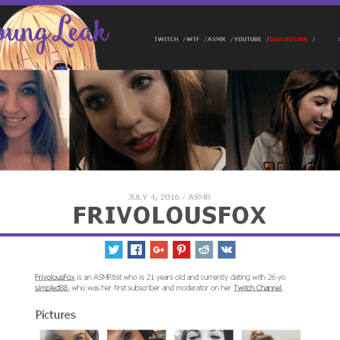 ana joy melanie amistad recommends Frivolousfox Leak