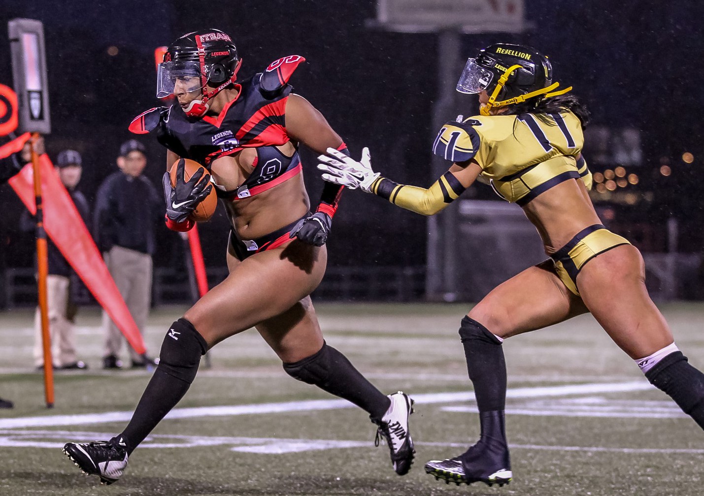 aron anastacio recommends lfl football wardrobe fail pic