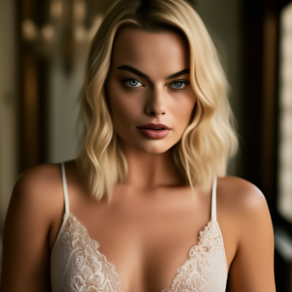 debby mays share margot robbie underwear photos