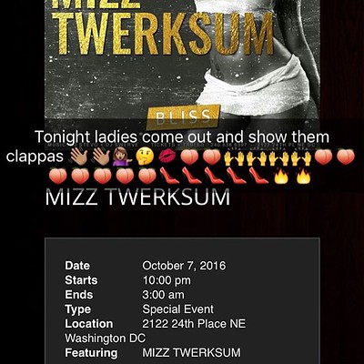 mizz twerksum live