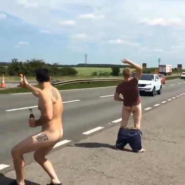 Best of Naked hitchhiker