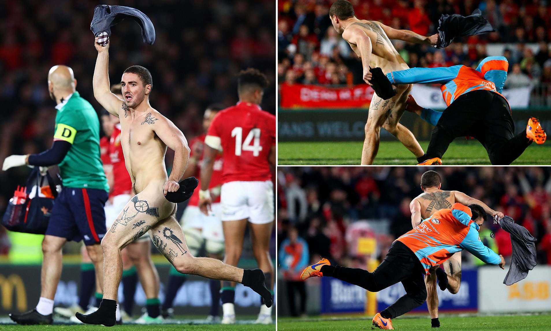 Best of Naked men playing football