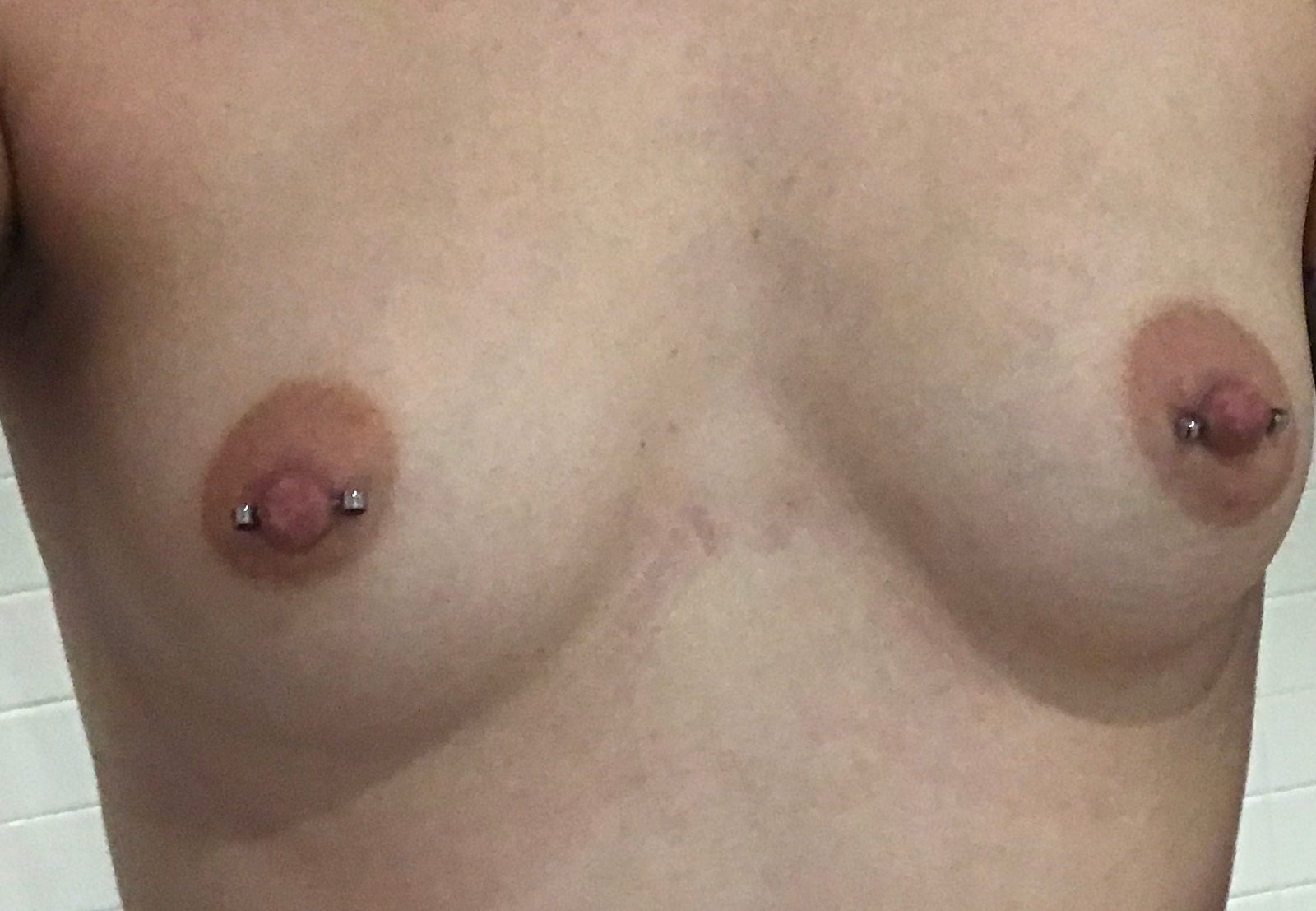 naked women with nipple rings