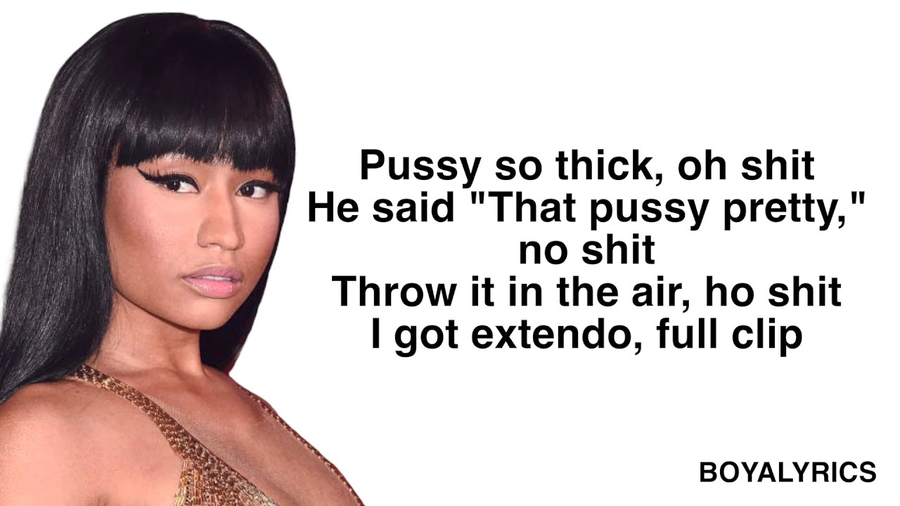 curtis bixler recommends Nicki Minaj Pussey