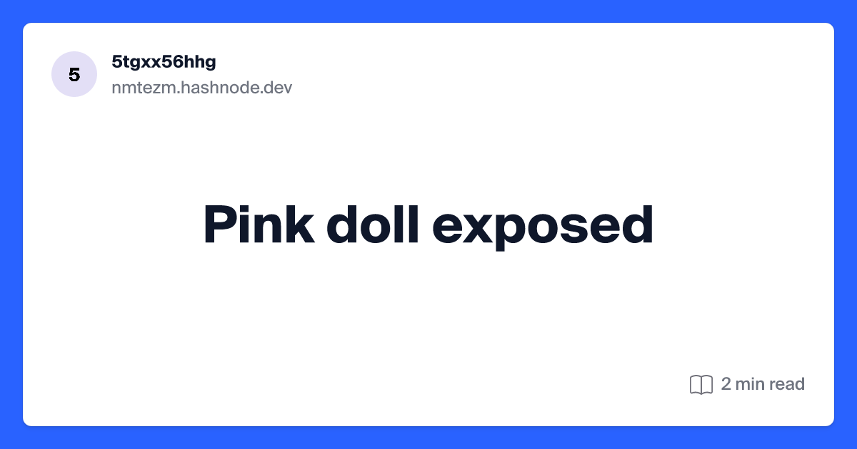 Best of Pinkdoll exposed